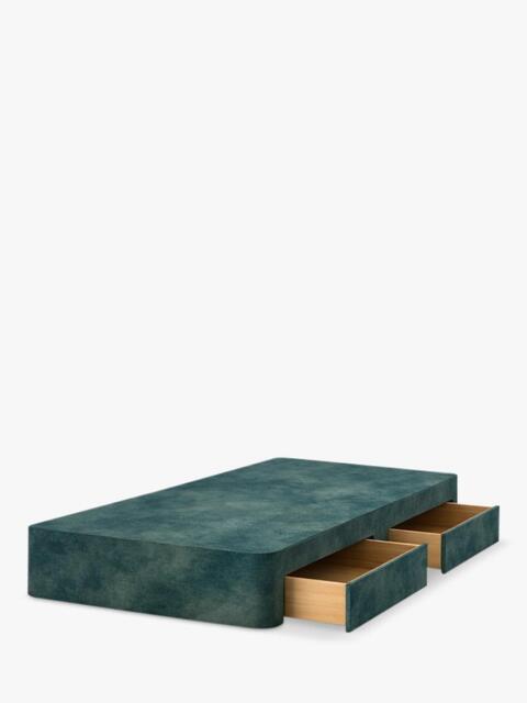 John Lewis Pocket Sprung Upholstered 2 Drawer Divan Base, Single