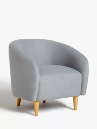 John Lewis ANYDAY Scoop Armchair, Light Leg - thumbnail 1