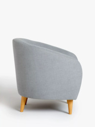John Lewis ANYDAY Scoop Armchair, Light Leg - thumbnail 3