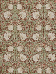 William Morris At Home Pimpernel Made to Measure Curtains or Roman Blind, Nettle - thumbnail 1
