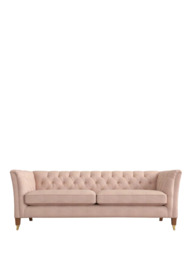 Laura Ashley Chatsworth Grand 4 Seater Sofa, Teak Leg
