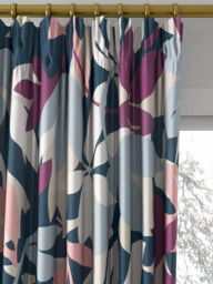Scion Baja Made to Measure Curtains or Roman Blind, Grape - thumbnail 2
