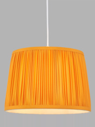John Lewis + Matthew Williamson Faux Silk Pleated Lampshade - thumbnail 1
