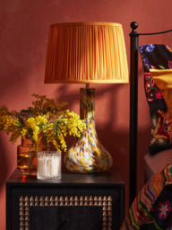 John Lewis + Matthew Williamson Faux Silk Pleated Lampshade - thumbnail 2