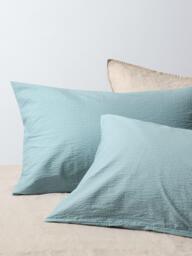 John Lewis Cotton Seersucker Duvet Cover Set - thumbnail 3