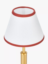 John Lewis Baily Rechargable Portable Table Lamp, Brass - thumbnail 4