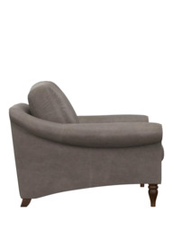 John Lewis Camber Small 2 Seater Leather Sofa, Dark Leg - thumbnail 3