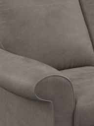 John Lewis Camber Small 2 Seater Leather Sofa, Dark Leg - thumbnail 6