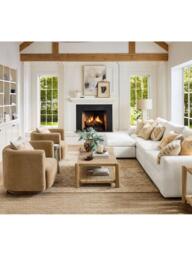 Pottery Barn Carson Woven Cushion Cover, Dark Flax - thumbnail 6