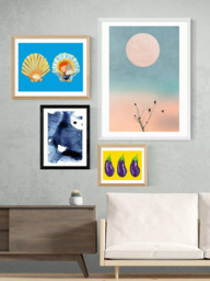 EAST END PRINTS Sisi and Seb 'Ink' Framed Print - thumbnail 3