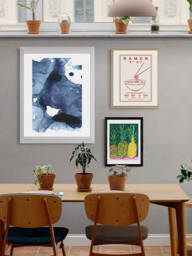 EAST END PRINTS Sisi and Seb 'Ink' Framed Print - thumbnail 2