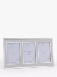 "Laura Ashley Harrison Triple Photo Frame, 4 x 6"" (10 x 15cm)" - thumbnail 2