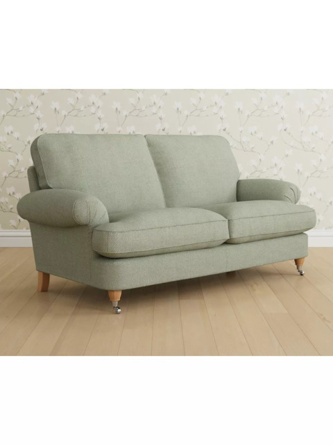 Laura Ashley Beaumaris Medium 2 Seater Sofa, Oak Leg - image 1