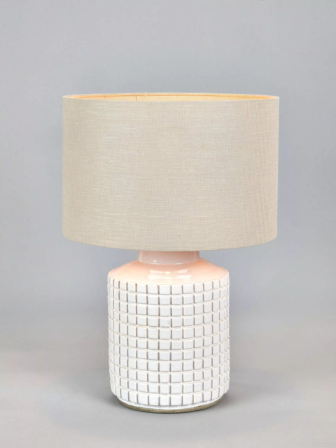 Pacific Malone Stoneware Table Lamp, White - image 1