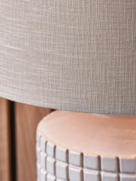 Pacific Malone Stoneware Table Lamp, White - thumbnail 5