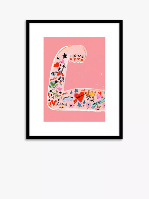 Eleanor Bowmer 'Mum Arm' Framed Print & Mount, 52 x 42cm, Pink/Multi - image 1