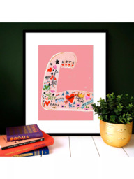 Eleanor Bowmer 'Mum Arm' Framed Print & Mount, 52 x 42cm, Pink/Multi - thumbnail 2