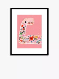 Eleanor Bowmer 'Mum Arm' Framed Print & Mount, 52 x 42cm, Pink/Multi - thumbnail 1
