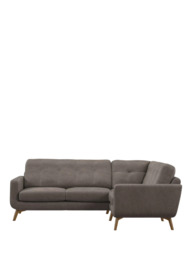John Lewis Barbican RHF Corner End Leather Sofa, Light Leg - thumbnail 5