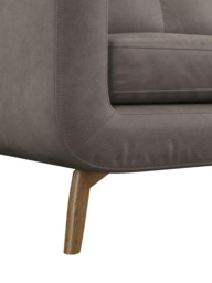 John Lewis Barbican RHF Corner End Leather Sofa, Light Leg - thumbnail 6