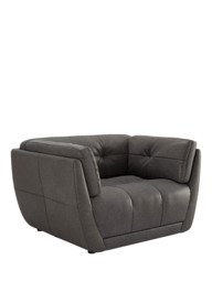 At The Helm Theo Leather Armchair - thumbnail 3