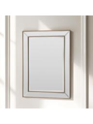 Yearn Bevelled Glass Rectangular Wall Mirror - thumbnail 1