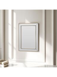 Yearn Bevelled Glass Rectangular Wall Mirror - thumbnail 4