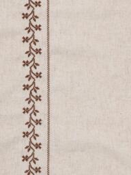 John Lewis Georgie Floral Embroidered Edge Pair Slot Top Unlined Curtains - thumbnail 2