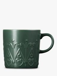 Le Creuset Stoneware L'Etoile Christmas Star Mug, 350ml, Foret - thumbnail 5