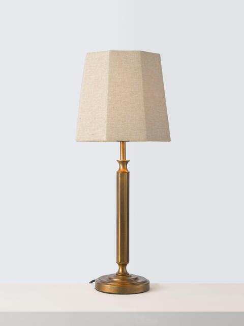 John Lewis Winchester Metal Base Table Lamp, Antique Brass - image 1