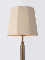 John Lewis Winchester Metal Base Table Lamp, Antique Brass - thumbnail 3