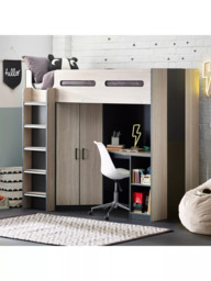 Julian Bowen Hercules High Sleeper Bed Frame, Single - thumbnail 6