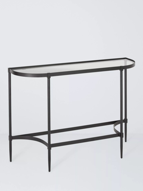 John Lewis Forge Console Table, Black