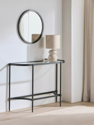 John Lewis Forge Console Table, Black - thumbnail 2