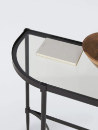 John Lewis Forge Console Table, Black - thumbnail 4