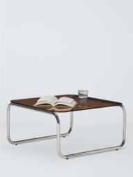 John Lewis Retro Glass Coffee Table, Amber - thumbnail 5