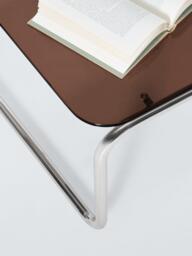 John Lewis Retro Glass Coffee Table, Amber - thumbnail 4