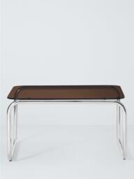 John Lewis Retro Glass Coffee Table, Amber - thumbnail 3