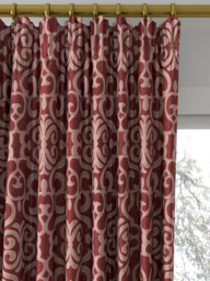 Prestigious Textiles Bellucci Made to Measure Curtains or Roman Blind, Cardinal - thumbnail 2