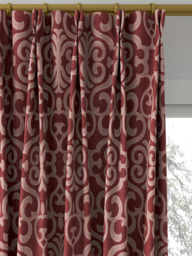 Prestigious Textiles Bellucci Made to Measure Curtains or Roman Blind, Cardinal - thumbnail 4