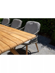 4 Seasons Outdoor Belair Rectangular Garden Dining Table, 240cm, FSC-Certified (Teak Wood), Natural - thumbnail 2