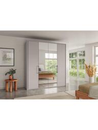 John Lewis Osaka 2m Bi-Fold Wardrobe with 2 Glass Doors & 2 Mirrored Doors - thumbnail 1