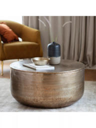 Gallery Direct Pueblo Coffee Table, Antique Brass - thumbnail 3
