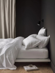 Bedfolk Relaxed Cotton Deep Fitted Sheet - thumbnail 1