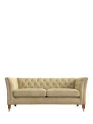 Laura Ashley Chatsworth Medium 2 Seater Sofa, Teak Leg