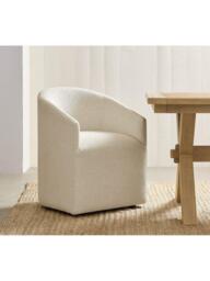 Pottery Barn Baldwin Dining Chair, Oatmeal - thumbnail 2