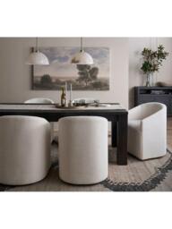 Pottery Barn Baldwin Dining Chair, Oatmeal - thumbnail 5