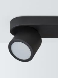 John Lewis Wilson 4 Spotlight Ceiling Bar, Black - thumbnail 4