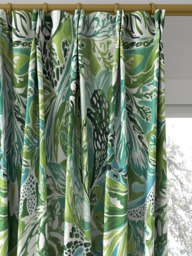 Harlequin Alotau Made to Measure Curtains or Roman Blind, Fig Leaf/Tree Canopy - thumbnail 4