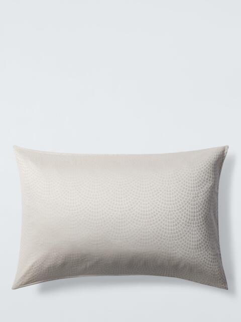 John Lewis Lucca Pure Cotton Woven Jacquard Bedding, Silver - image 1